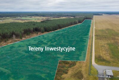 Lokalizacja terenów inwestycyjnych przy lotnisku